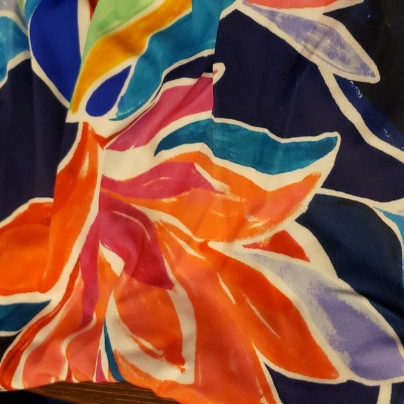 Maxine Of Hollywood Womens Jungle Vines Shirred Girl Leg Mio 8 - Picture 5 of 7